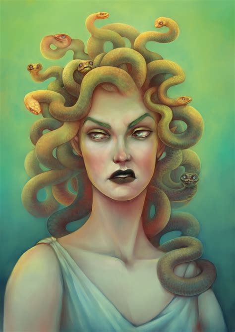 Artstation Gorgon Daria Ovchinnikova Medusa Art Greek Creatures