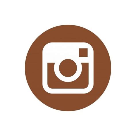 Instagram Icon Design Vector Instagram Icons Brown Icons Ig Icon PNG