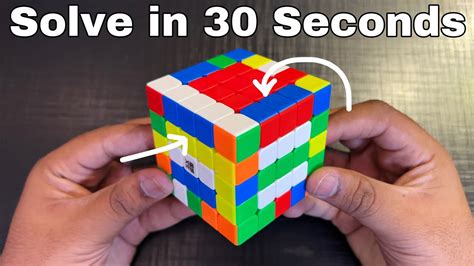 “how To Solve Edges Fast” 5x5 Rubiks Cube Youtube