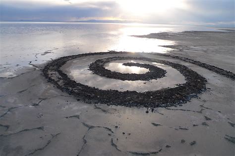 Spiral Jetty From The Balloon Or Course It Was A Wonderf Flickr