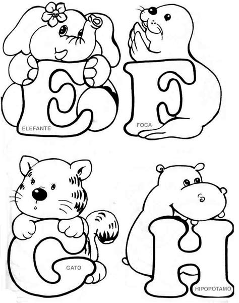 Alfabeto Ilustrado Animais Dani Educar