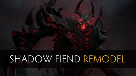 His can become very powerful from stealing souls with his necromastery. Dota 2 Shadow Fiend Remodel - YouTube