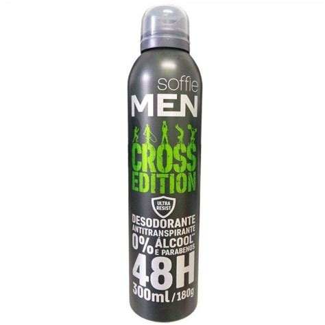 comprar desodorante aerosol soffie men cross edition 300ml