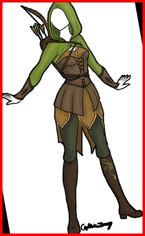 Archer Outfit Adoptable Sold By Captain Savvy On Deviantart 38