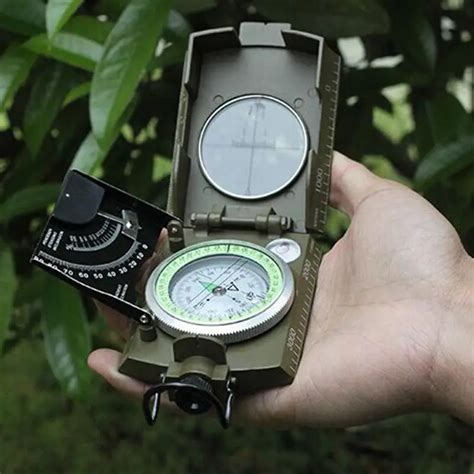 High Quality Military Army Geology Compass Sighting Luminous Compass