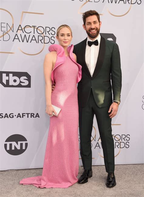 Emily Blunt And John Krasinski At The Sag Awards Popsugar