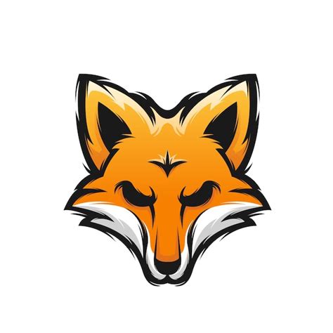 Fox Logo Design Premium Vector