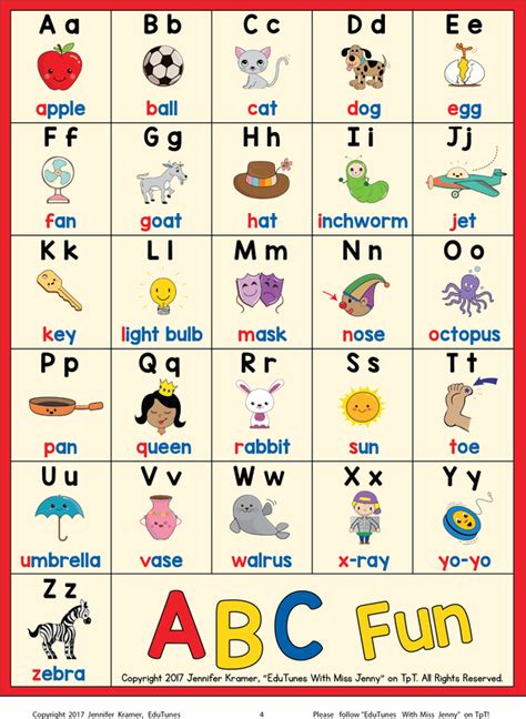 Alphabet Chart Beginning Sounds Reference Chart For W Vrogue Co