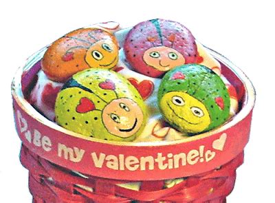 Valentine's Day Love Bug Painted Rocks | Painted rocks kids, Painted rocks, Painted rocks diy