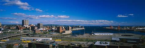 Aerial View Of Waterfront New Brunswick Walls 360