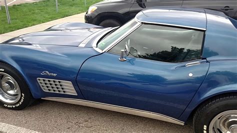 1971 Chevrolet Corvette Bridgehampton Blue Youtube