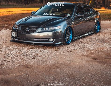 2008 Acura Tl With 19x10 44 Rotiform Vda And 26530r19 Nitto Nt555 And