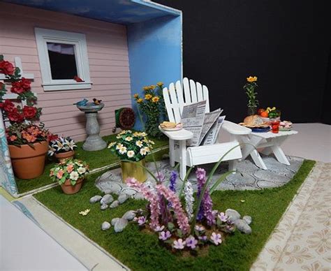 Dollhouse Miniature 112 Scale Backyard Garden By Susanaklein 12200