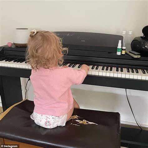 Jasmine Yarbrough Shares An Adorable Image Of Babe Harper May Enjoying Her First Piano