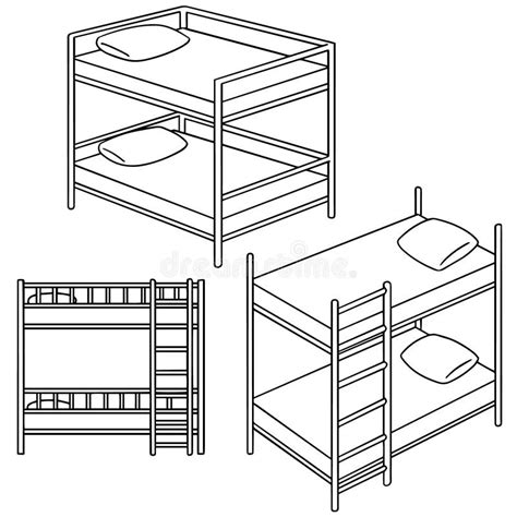 How To Draw A Bunk Bed Birdremote26