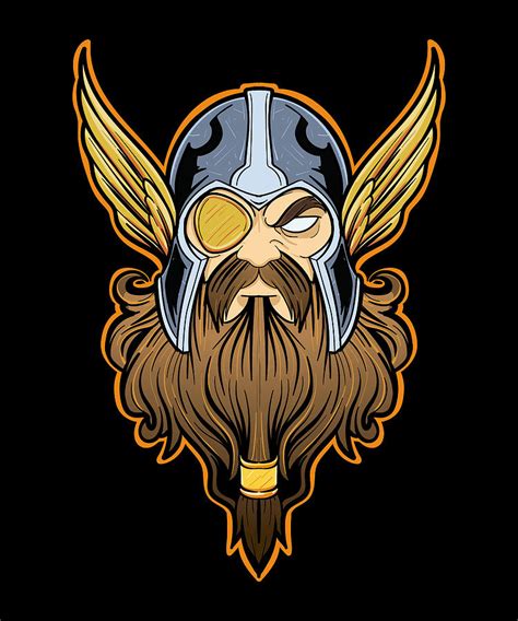 Odin I Walhalla Odin I Vikings Digital Art By Maximus Designs Fine