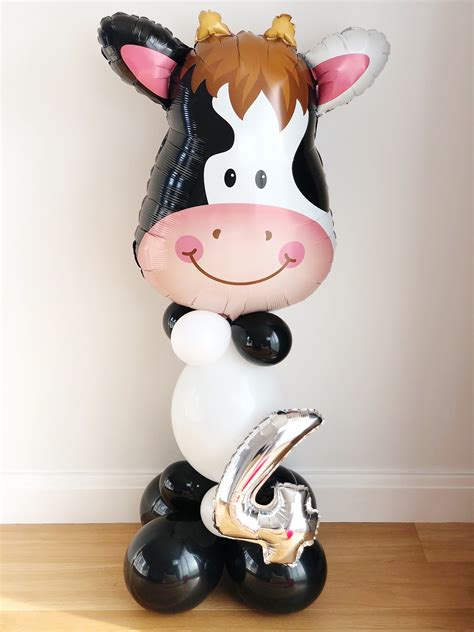 Giant Cow Balloon Sculpture Diy 44ft Cow Balloon Display Etsy