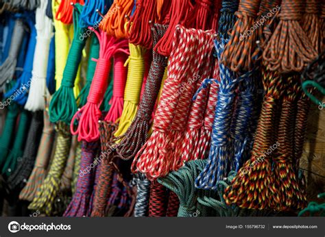 Colored Different Ropes With Coils — Stock Photo © Absurdov 155796732