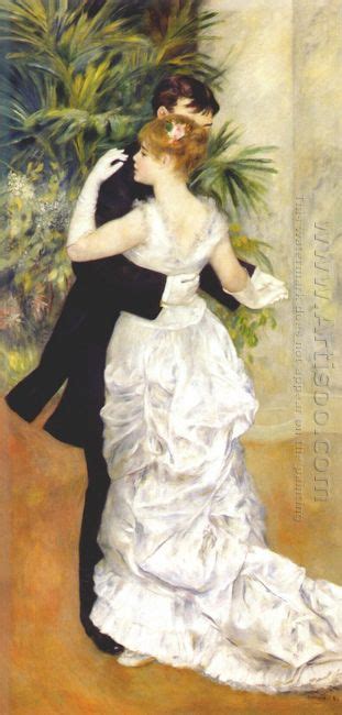 Oil Painting Reproduction Pierre Auguste Renoir Dance In The City 1883