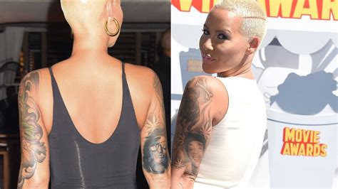 20:51 edt, 26 january 2014 | updated: Amber Rose Covers Up Her Wiz Khalifa Tattoo With Another ...