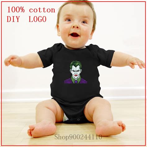 Suicide Joker Squad Cotton Newborn Baby Girl Clothes Bodysuit Baby