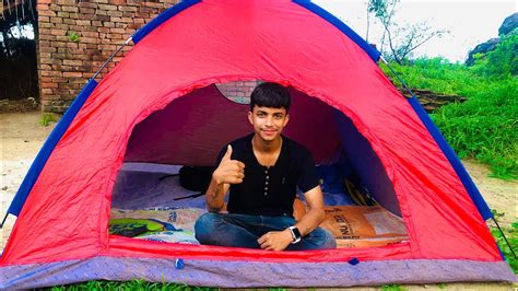 first time camping ⛺️😇 bihar camping with friends 😎 youtube