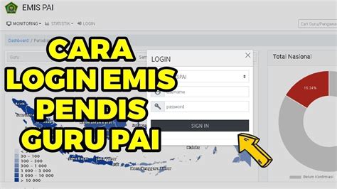 Cara Login Emis Pendis Bagi Guru Pai Cara Login Emis Pendis Dengan Akun