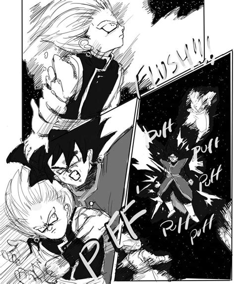 Shin Gohan Vs Goku Black 055 By Blade Echidna On Deviantart