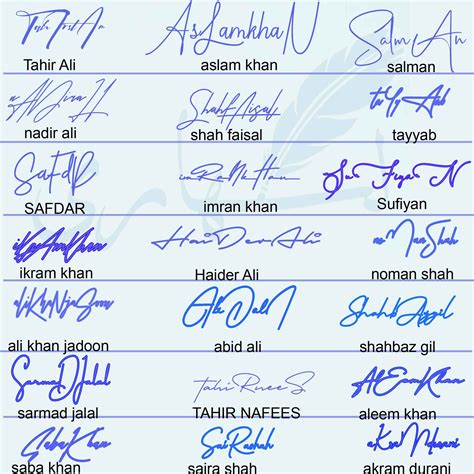 21 different names handwritten signature signature png