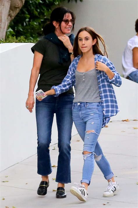Courteney Cox With Daughter Coco Arquette In Los Angeles Gotceleb