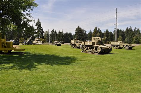 Filefort Lewis Military Museum Tanks In Yard 01