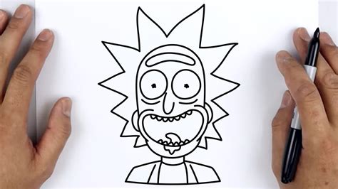 How To Draw Rick Sanchez Rick And Morty Easy Step By Step Tutorial