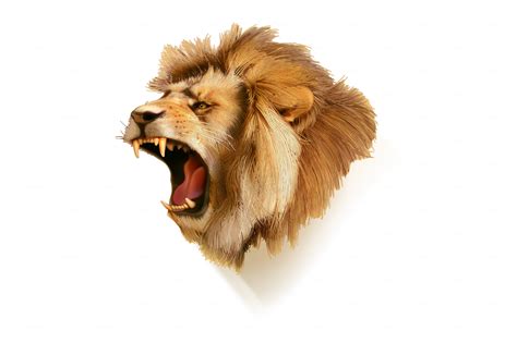Roaring Lion Icon Icons On Creative Market