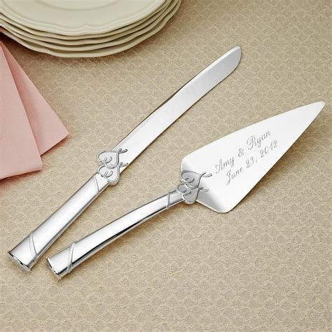 Lenox True Love Cake Server And Knife Set And Other At Wedding Cake