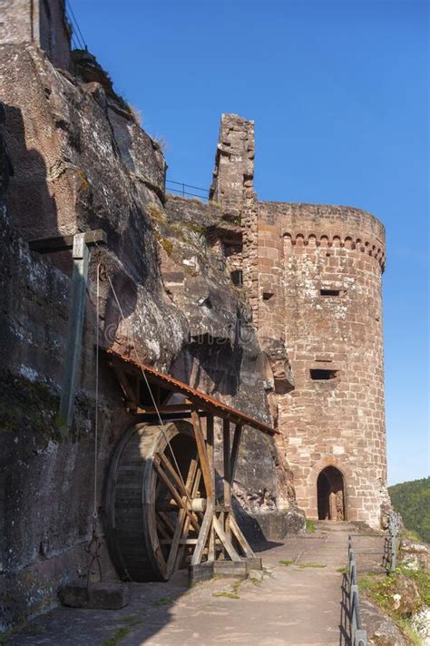 South Tower Of The Altdahn Castle Ruins Near Dahn Region Palatinate In
