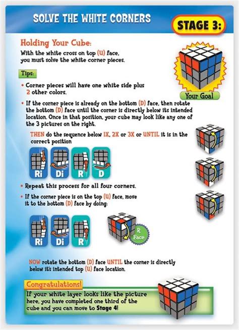 This is another easy stage where you shouldn't memorize any algorithm just follow your instincts. Tips and tricks : Rubik cube