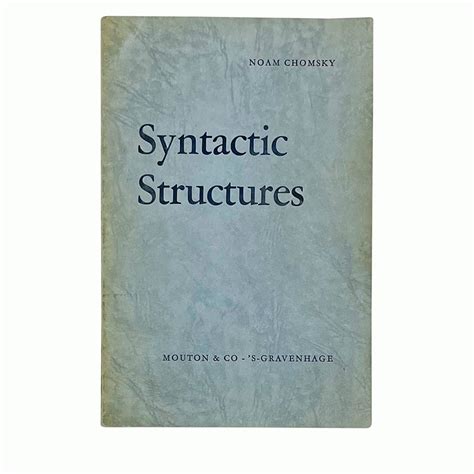 Noam Chomsky Vintage Syntactic Structures Signed Available For