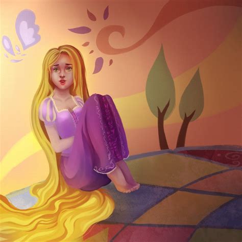 Rapunzel Tangled Speed Paint By Sweetpigment Speed Paint