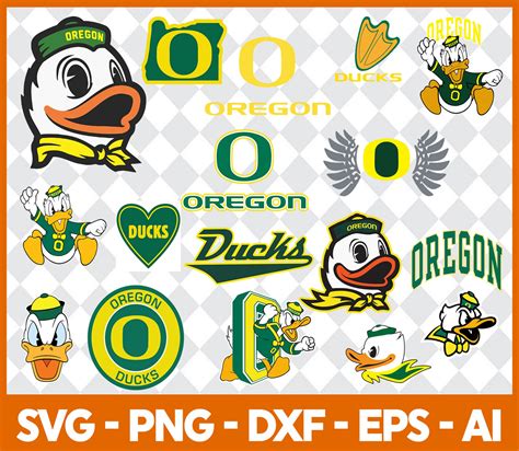 Oregon Ducks Ducks Svgfootball Team Logo Svg Football Svg Ncaa Svg
