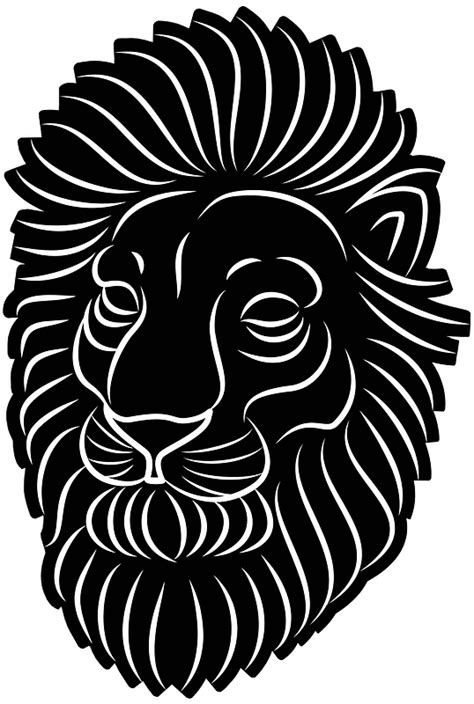 Lion Head Silhouette Clip Art Clipart Free Download Transparent Png