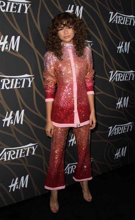 Homecoming, appearing on countless red carpets and parties together throughout the summer. Zendaya Wears a Pink Sequined Suit on the Red Carpet ...