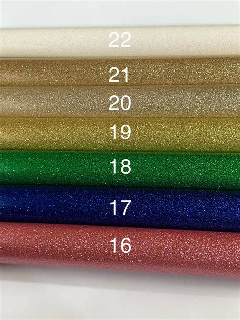 Glitter Vinyl Sewing Vinyl Embroidery Vinyl Sheets 21 Etsy