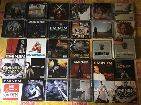 My Eminem Collection Update In Chronological Order Reminem