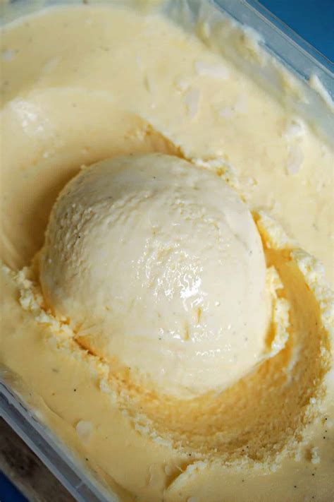 homemade vanilla ice cream using sweetened condensed milk