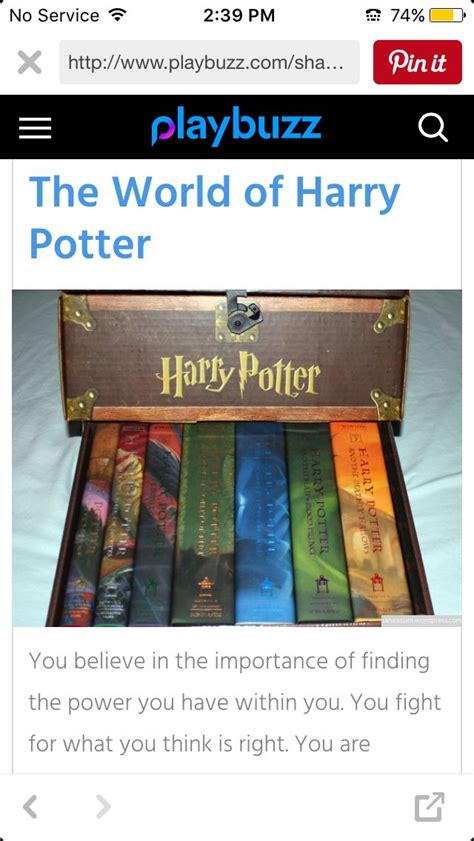 What Fantasy World Do You Belong In Fictional World Harry Potter