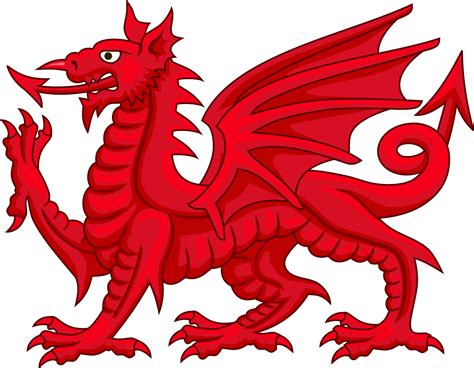 Welsh Dragon Y Ddraig Goch Welsh Dragon Wikipedia Welsh Dragon
