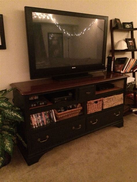 Old Dresser Into Tv Stand 😊