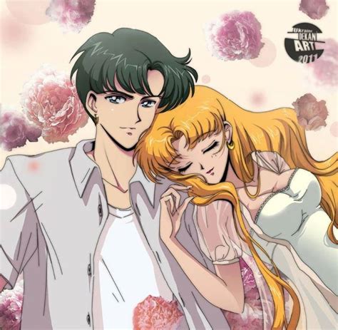 Mamoru X Usagi Even Usagi Still Looks Pretty With Her Hair All Down Sailor Moon Manga