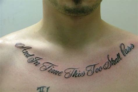 In their tattoos, religious tattoo quotes are present in their body part. Country Quote Tattoos For Men Chest tattoos for men quotes - Tattoo Maze