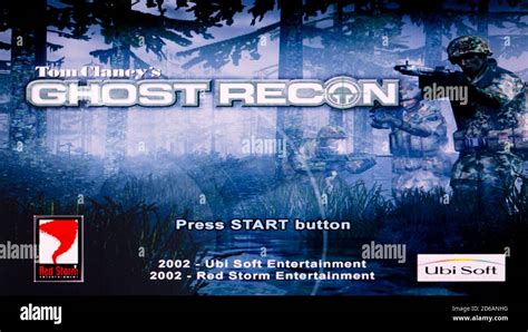 Tomy Clancys Ghost Recon Sony Playstation 2 Ps2 Editorial Use Only